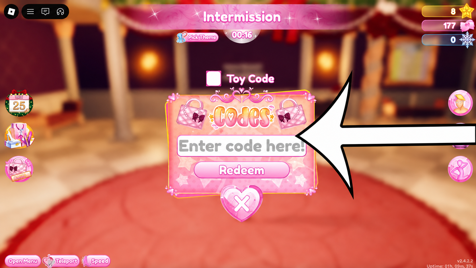 Enter Code