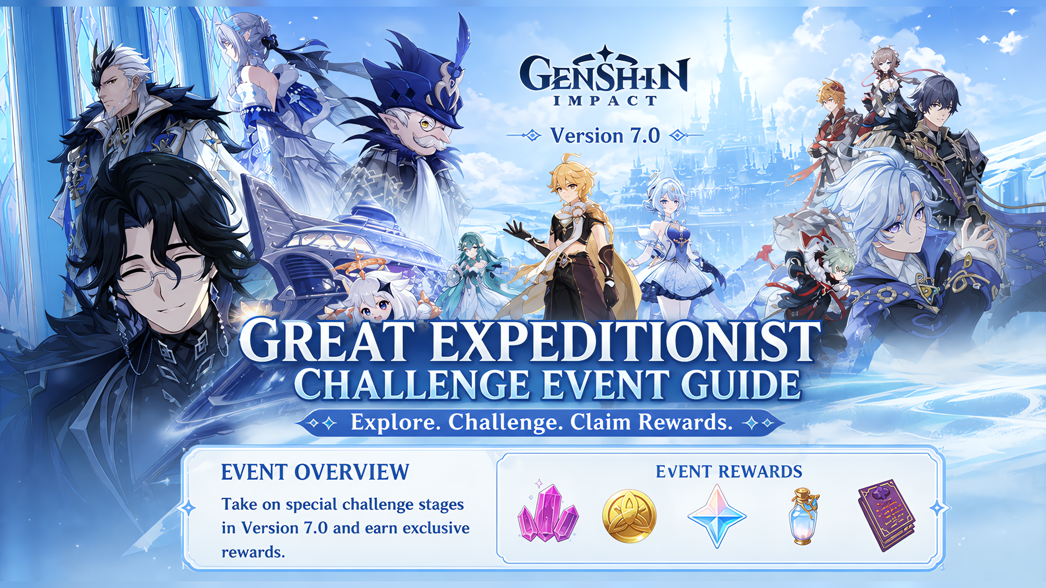 Genshin Impact Great Expeditionist Challenge Event Guide 