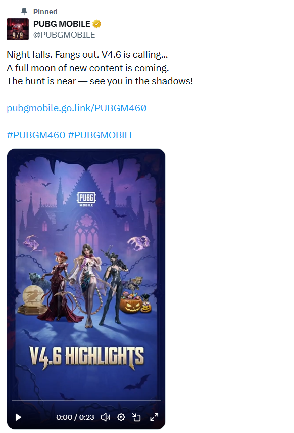 PUBGM Twitter