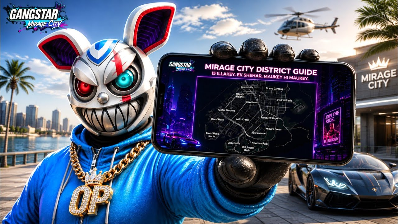 Gangstar Mirage City Map Guide