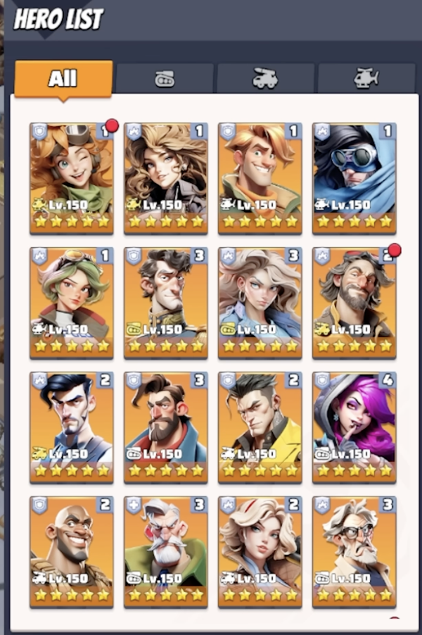 Last War tank squad
