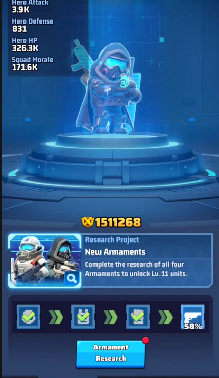 Last War armaments