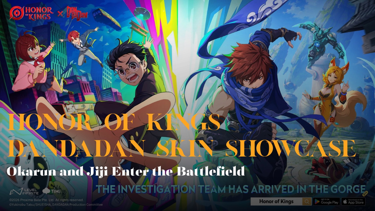 Honor of Kings Dandadan Skin Showcase
