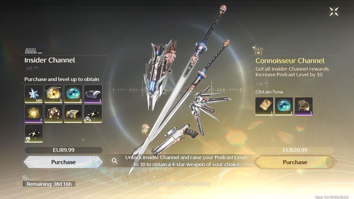 Wuthering Waves Pioneer Podcast weapon