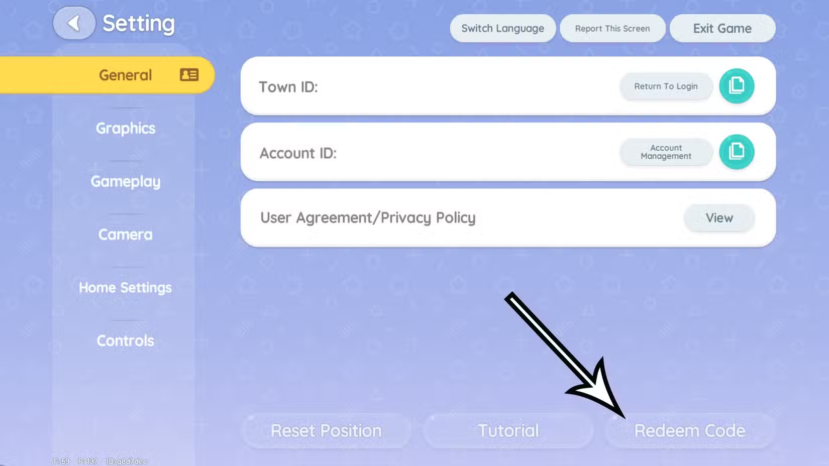 Redeem Code