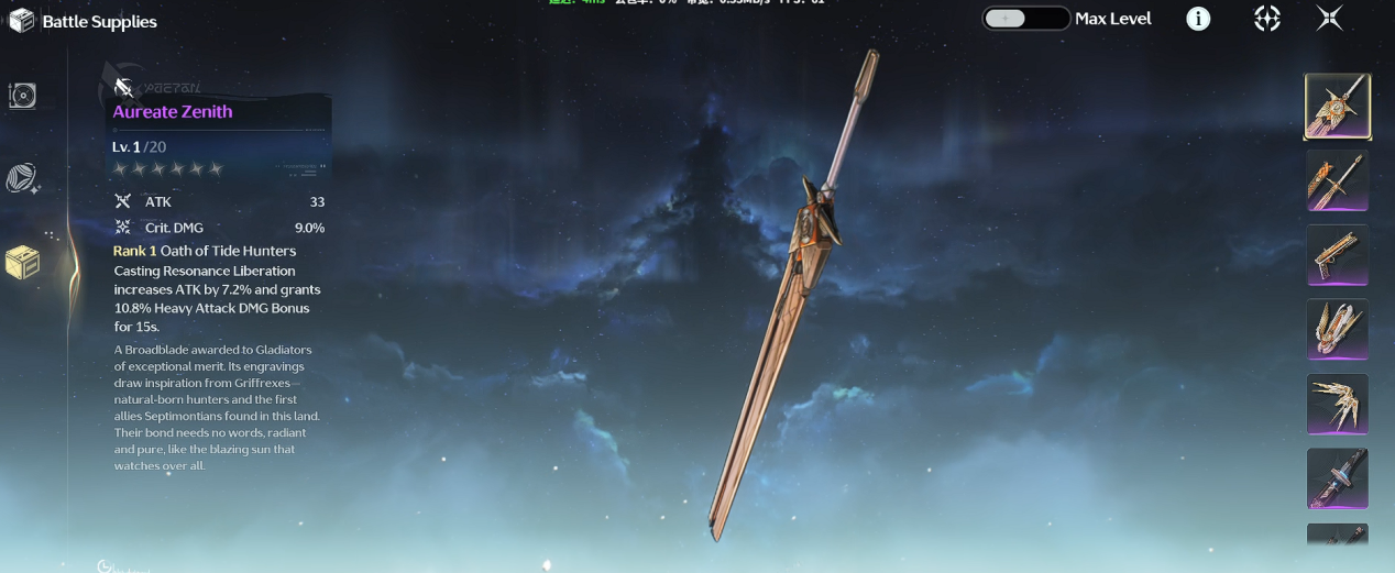 Wuthering Waves Pioneer Podcast weapon