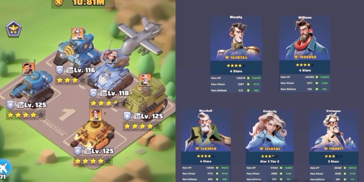 Last War tank squad