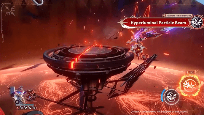 Hyperluminal Particle Beam