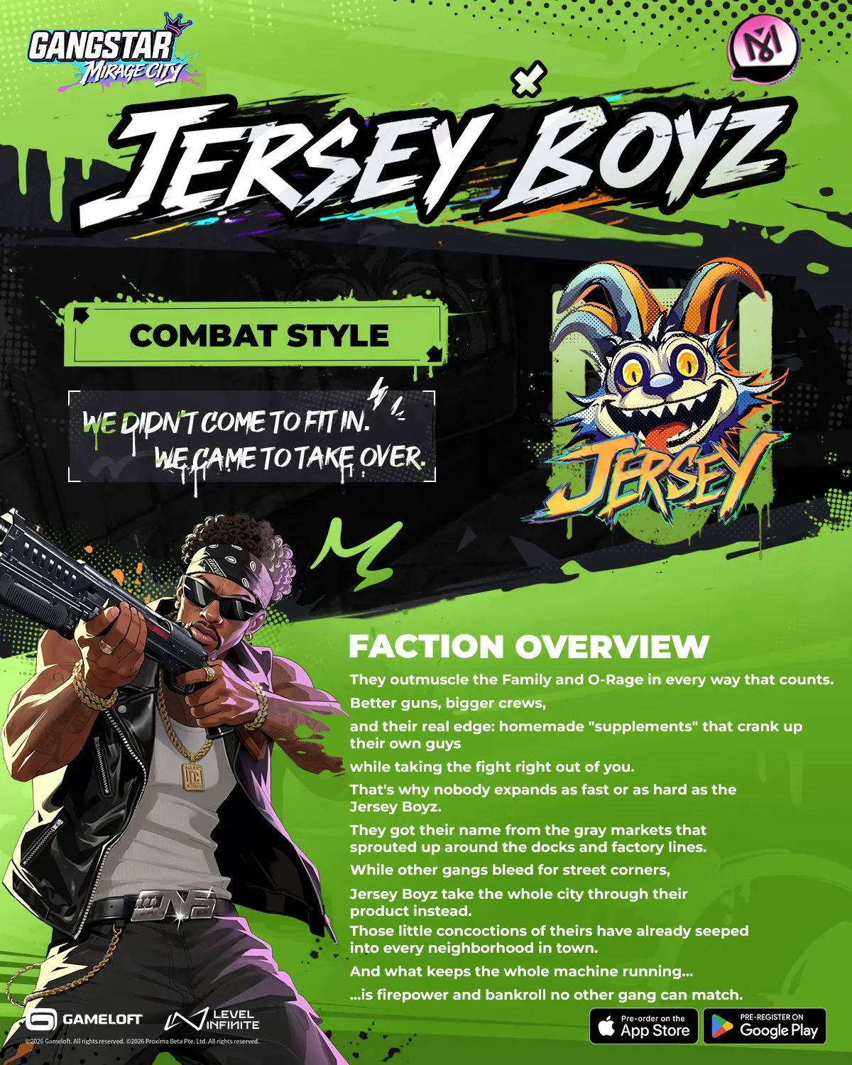 Gangstar Mirage City Faction Guide: Jersey Boyz