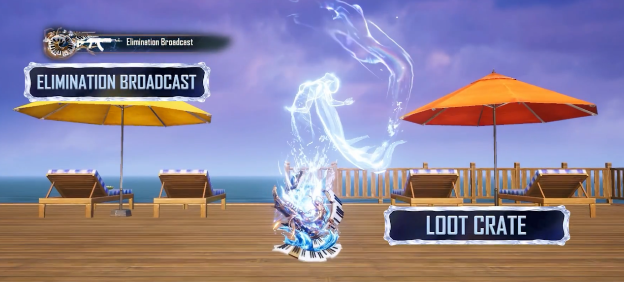 Elimination Broadcast and Loot Crate