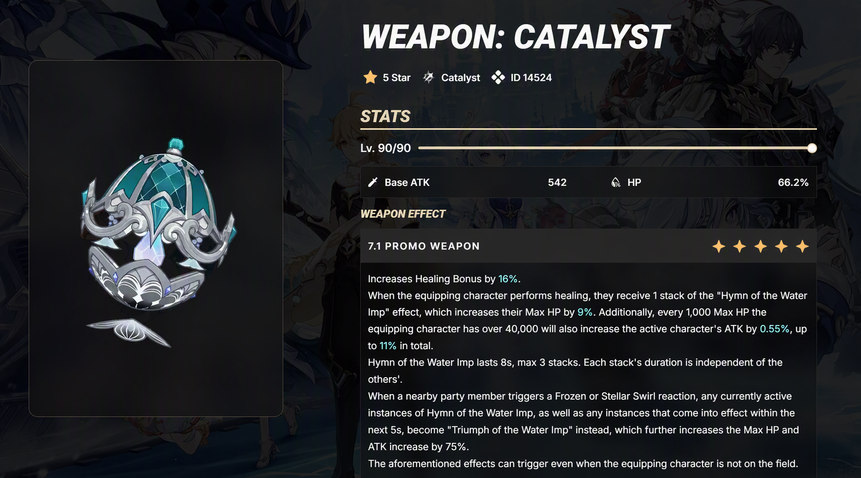 Vodyanitsa Signature Weapon
