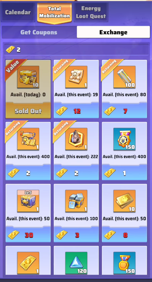 Last War Update August