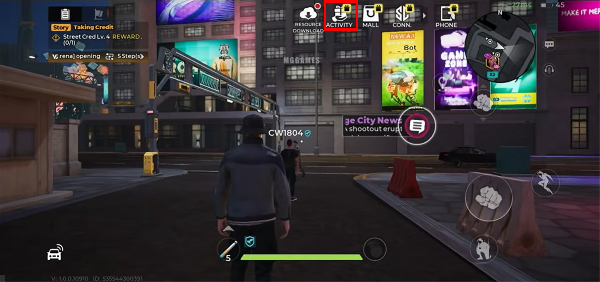 Gangstar Migrage City ACTIVITY