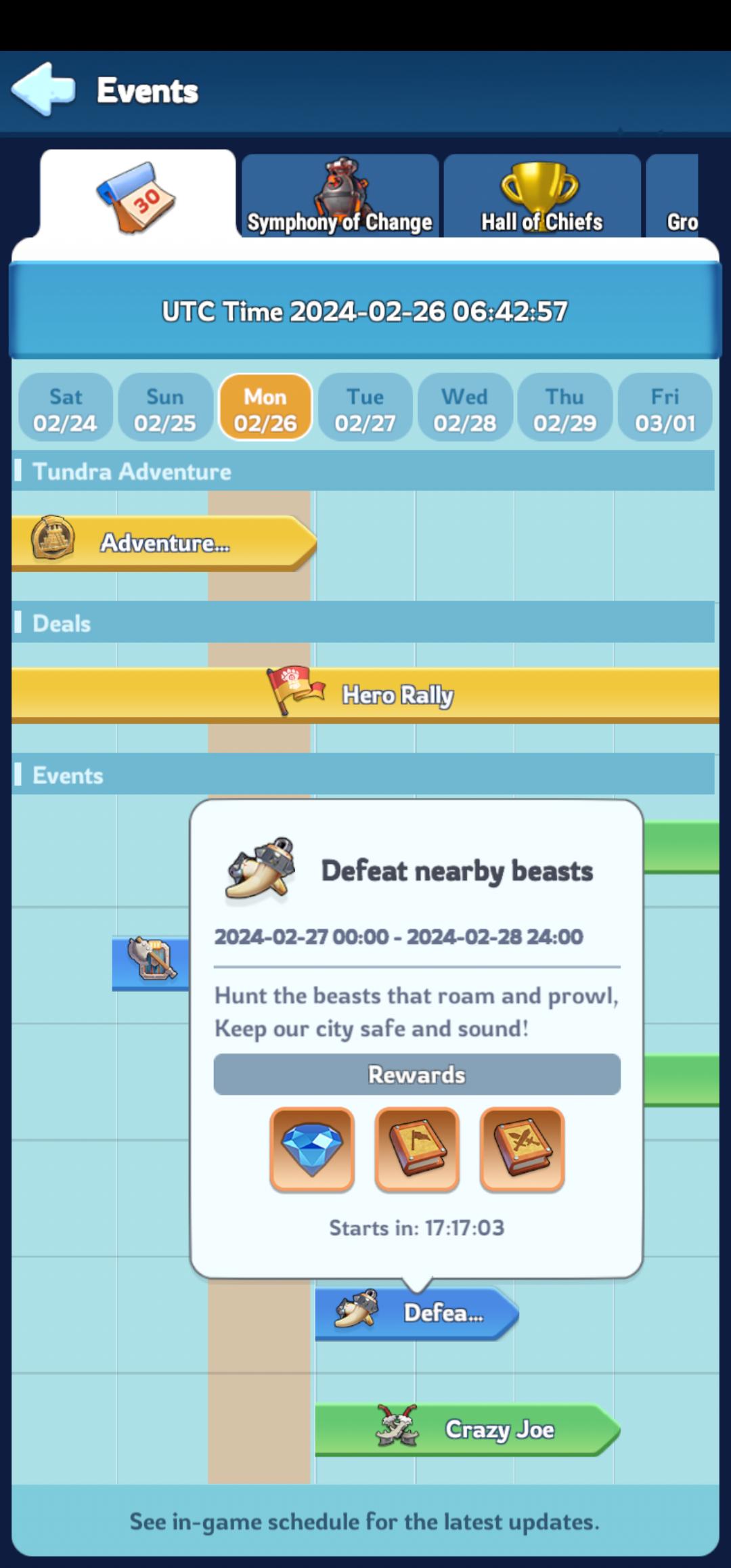 Whiteout Survival Defeat Nearby Beasts 