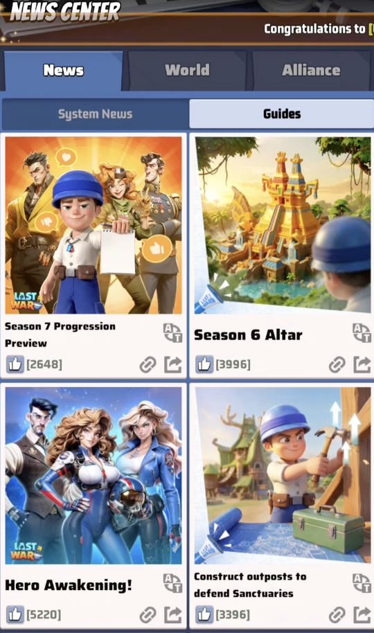 Last War news